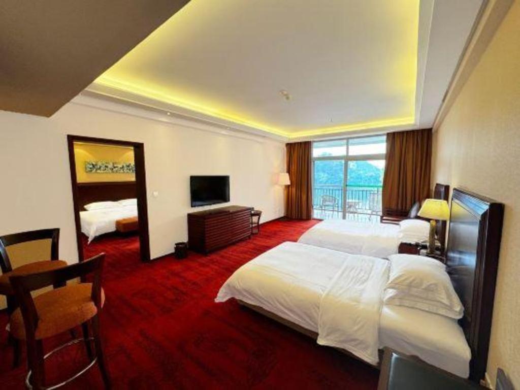 หงชู่ฉาน โฮเต็ล เมาท์ อี้เหมย Hotel เล่อซาน ภายนอก รูปภาพ