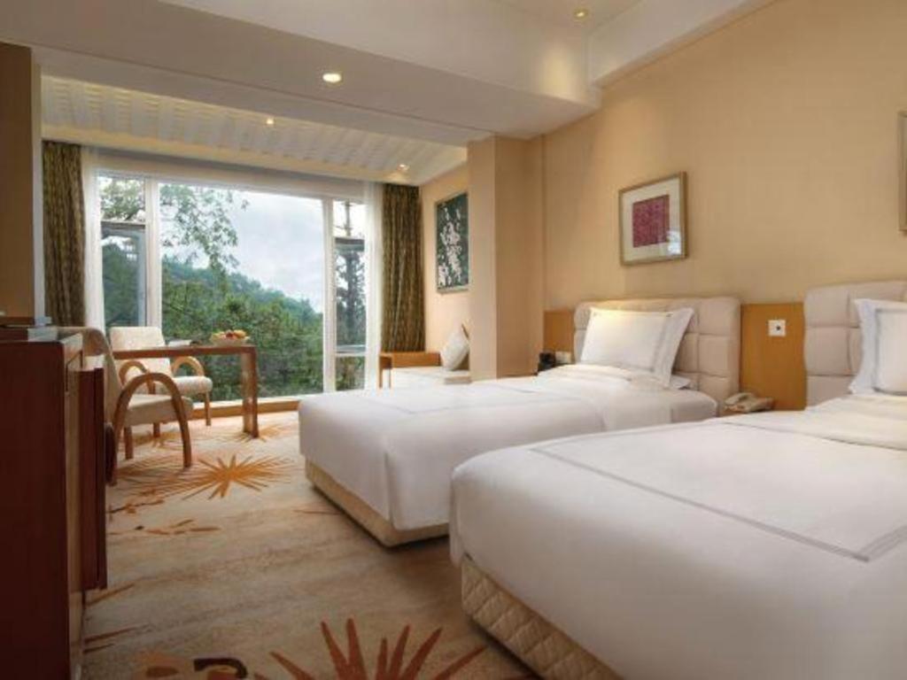 หงชู่ฉาน โฮเต็ล เมาท์ อี้เหมย Hotel เล่อซาน ภายนอก รูปภาพ